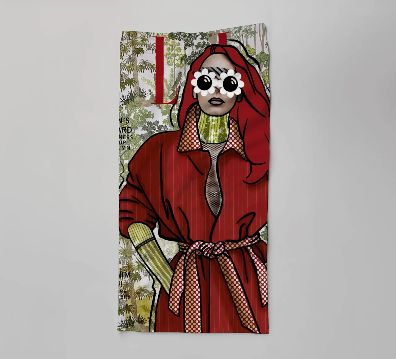 Adèle recover badhanddoek van Rosita Pepita