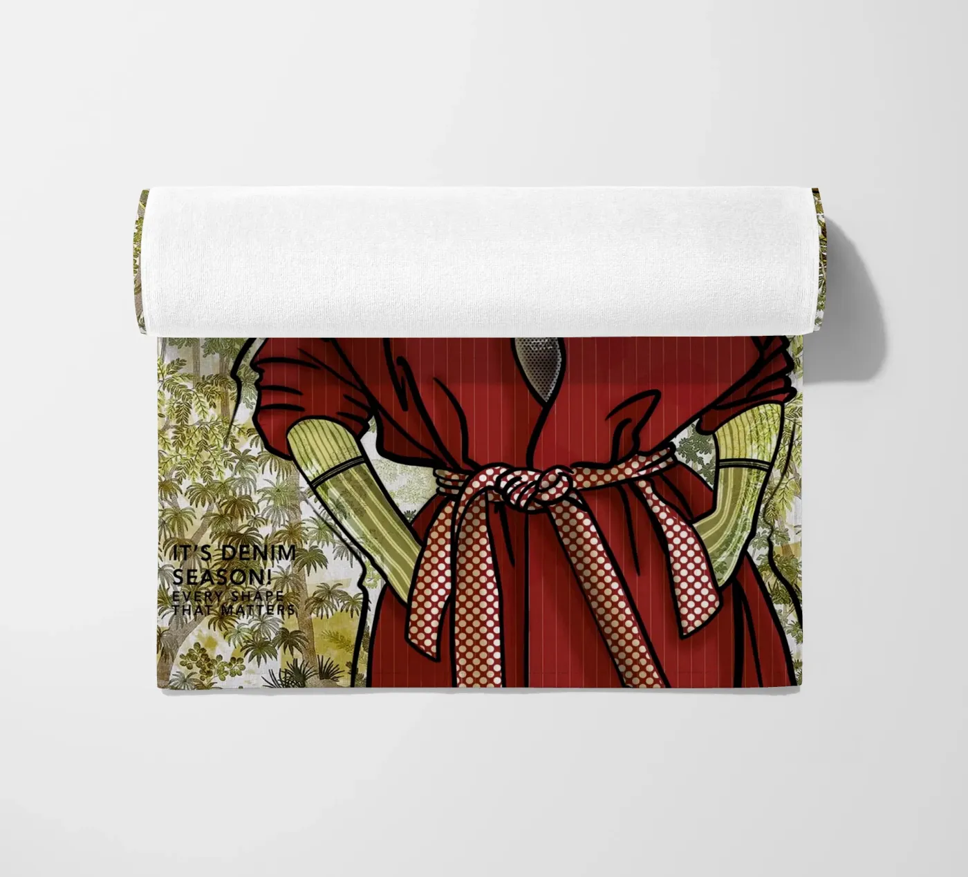 Adèle recover beach towel by Rosita Pepita