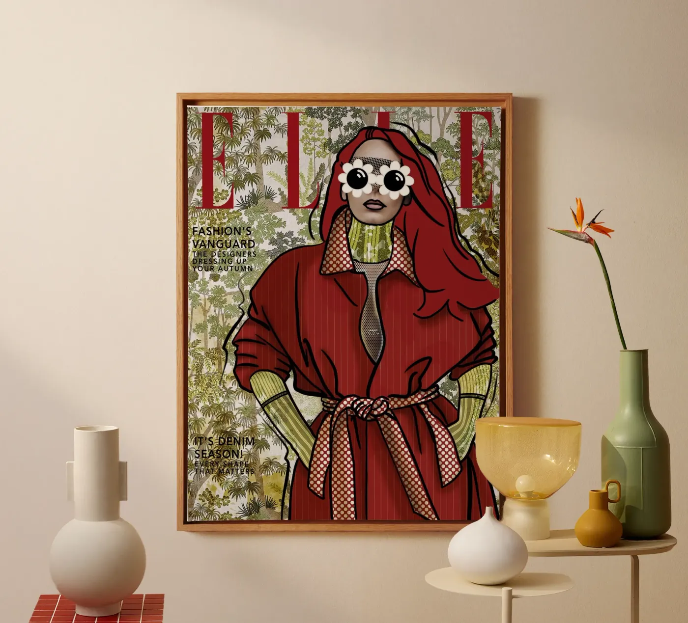 Adèle recover toile de Rosita Pepita