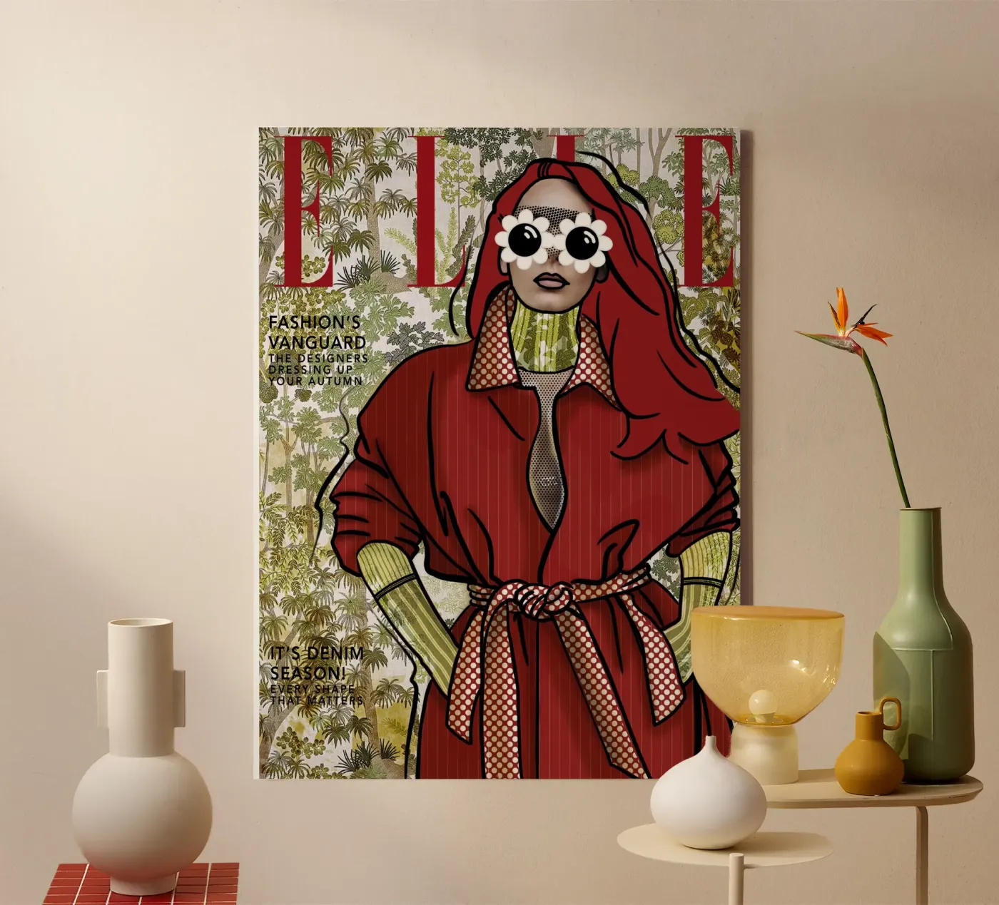 Adèle recover toile de Rosita Pepita