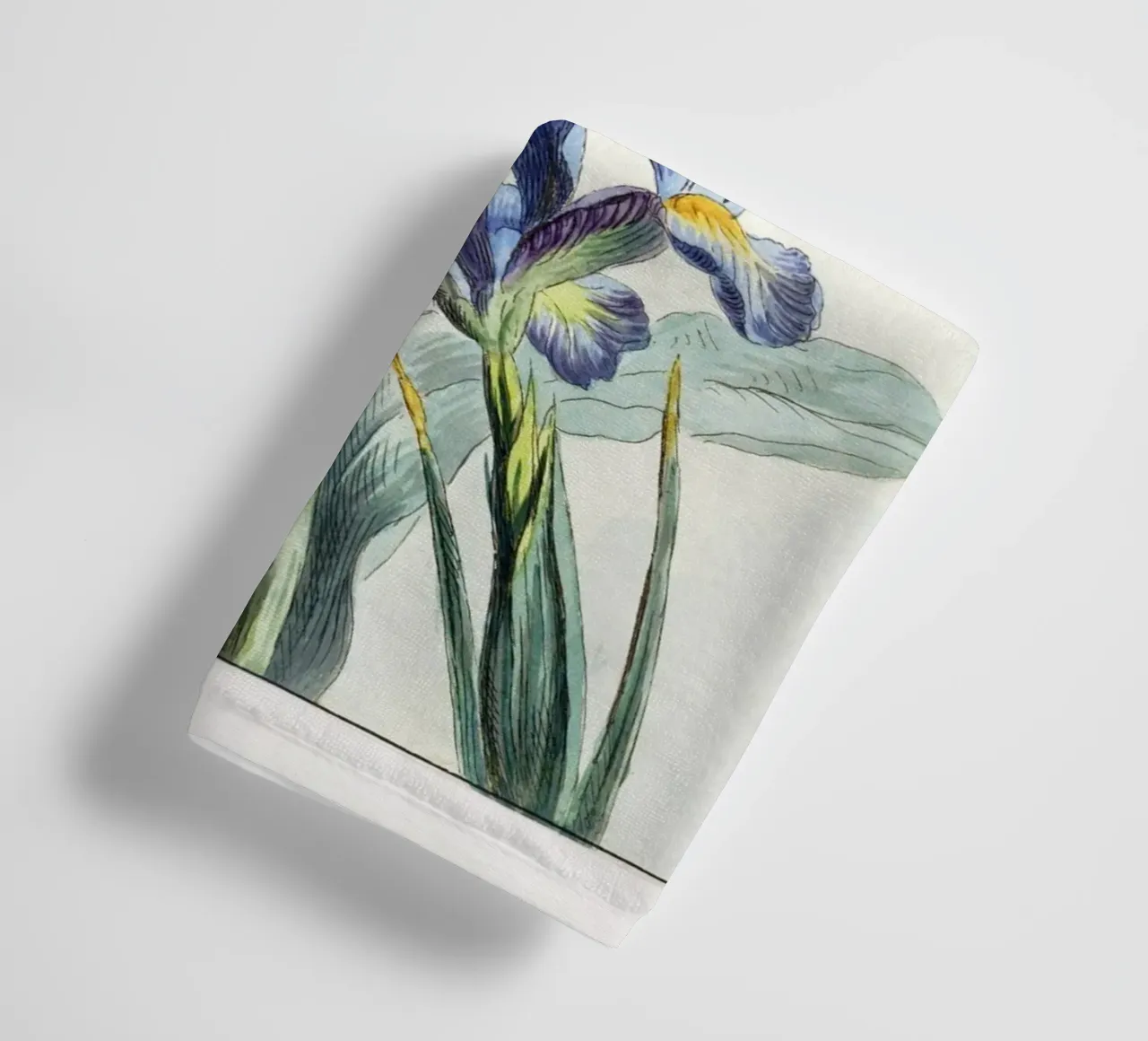 Tulip Spring Botanical Illustration Handtuch von Venus Art