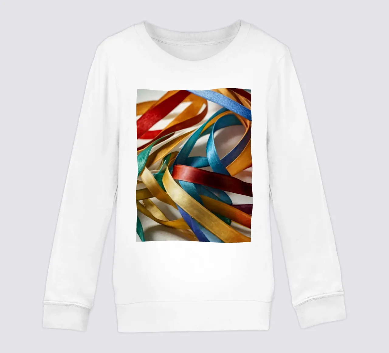 Vibrante collezione di nastri colorati sparsi felpa bambino da DesignDoodle