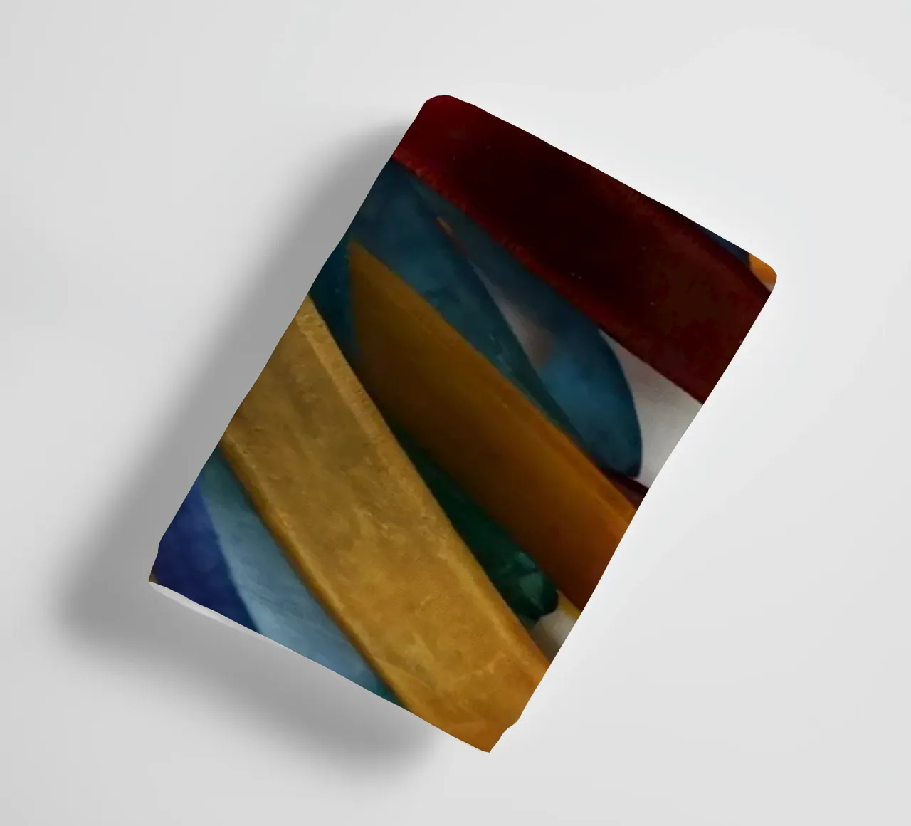 Vibrant collection of colorful ribbons scattered towel by DesignDoodle