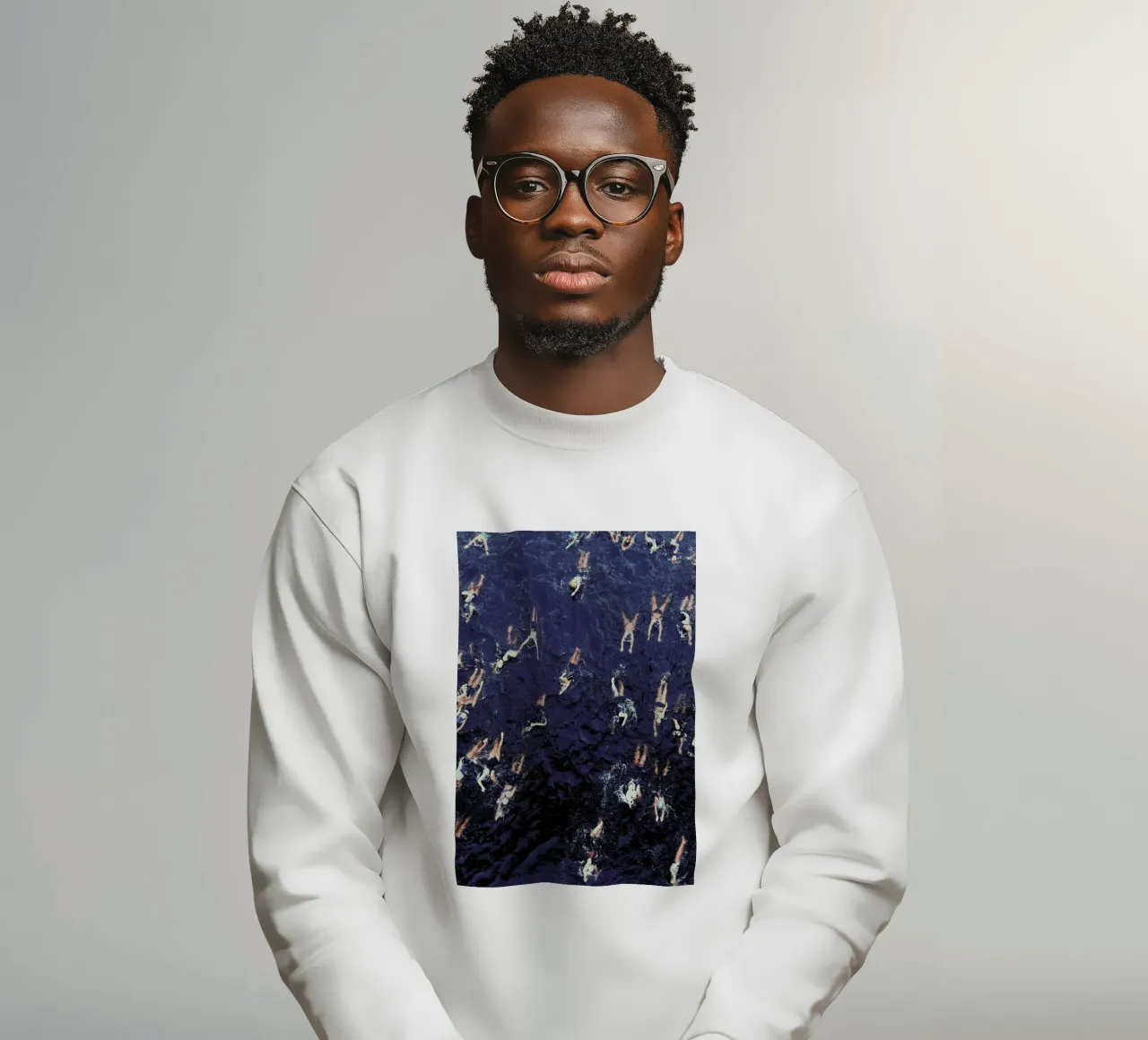 Swimming Sweatshirt von Sebastian Hilgetag