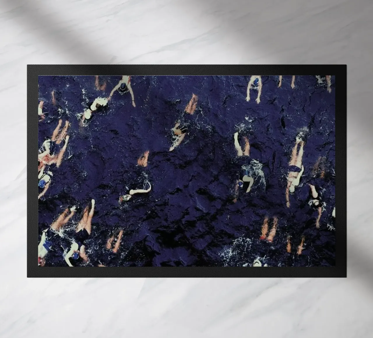 Swimming doormat by Sebastian Hilgetag