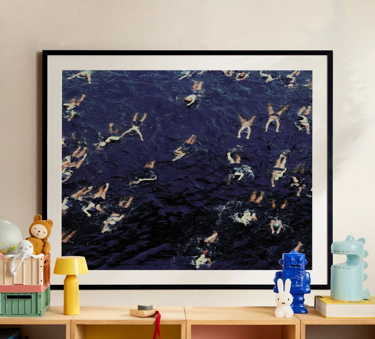 Swimming poster by Sebastian Hilgetag
