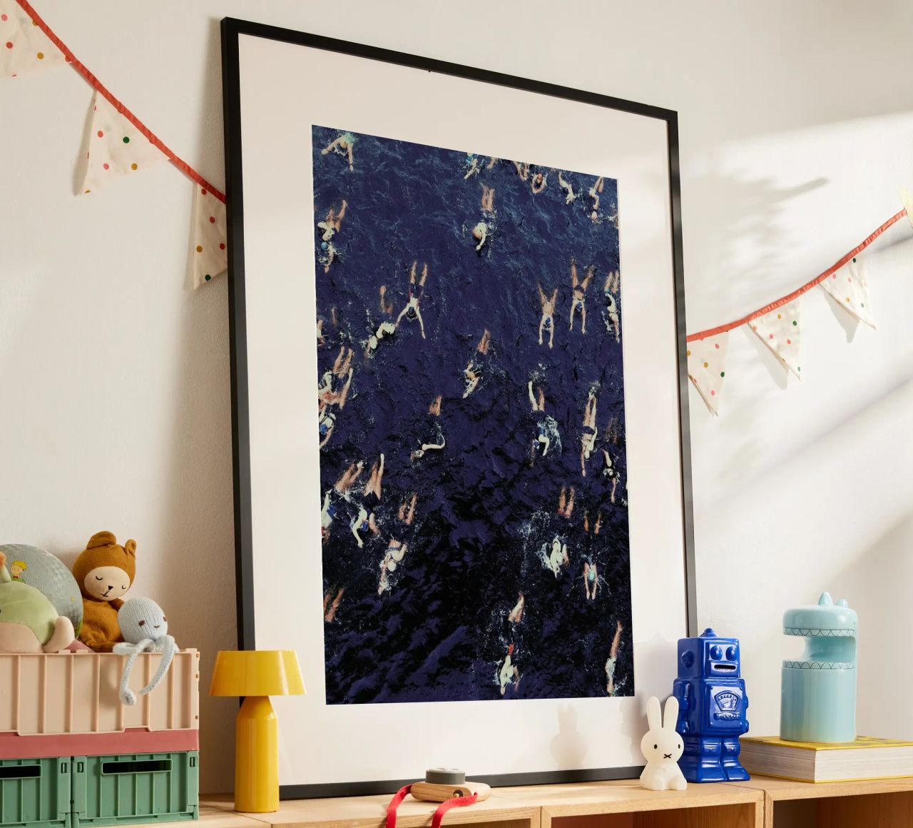 Swimming poster by Sebastian Hilgetag