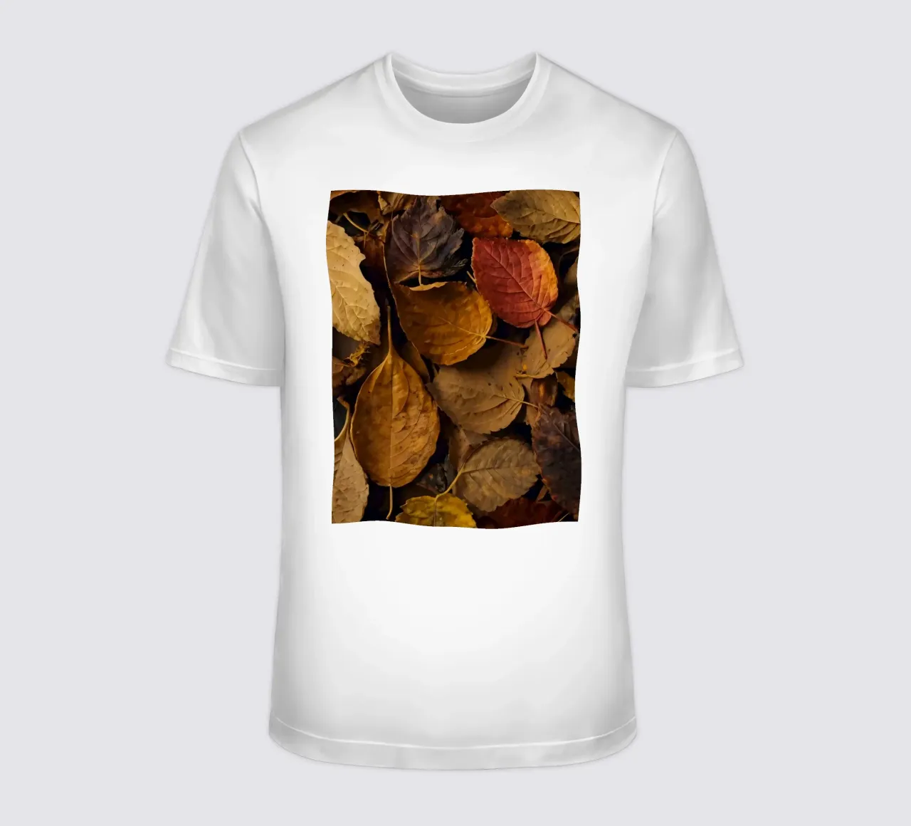 foglie d'autunno sparse a terra t-shirt da DesignDoodle