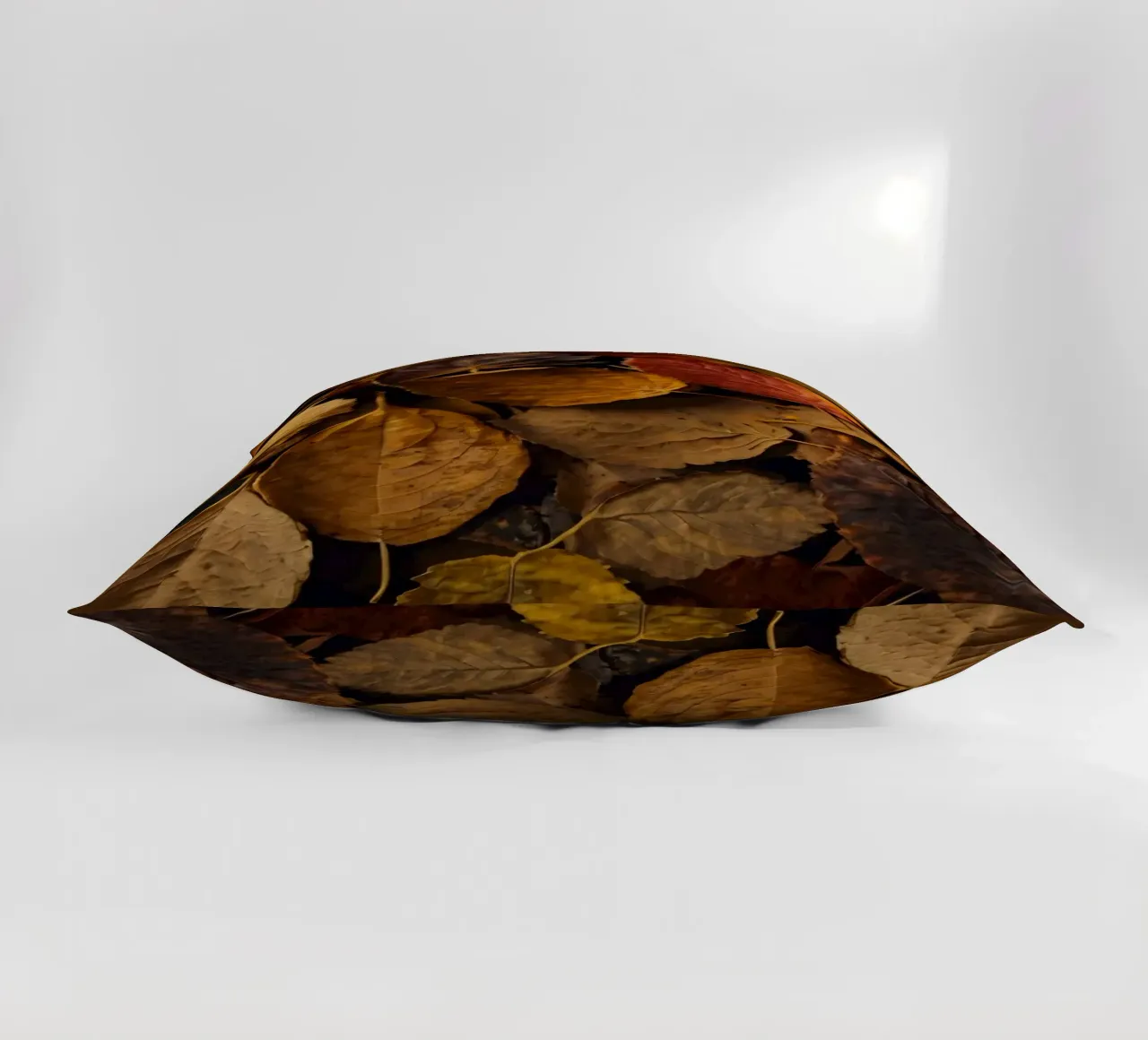 foglie d'autunno sparse a terra cuscino da DesignDoodle