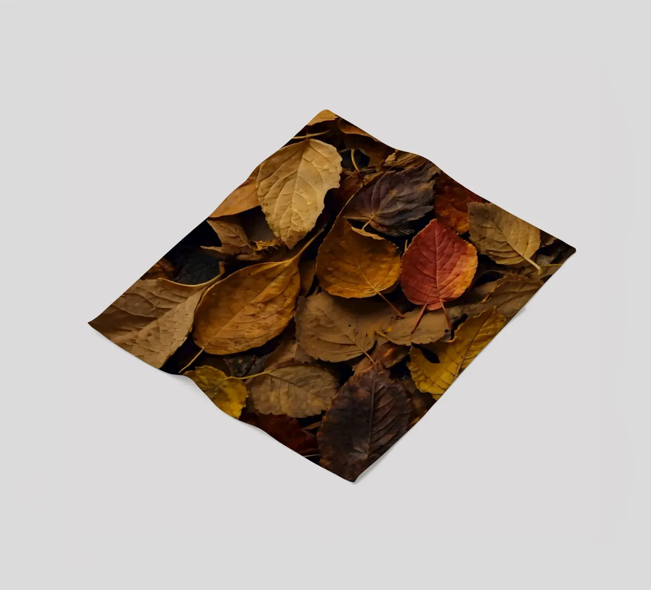 foglie d'autunno sparse a terra coperta in pile da DesignDoodle