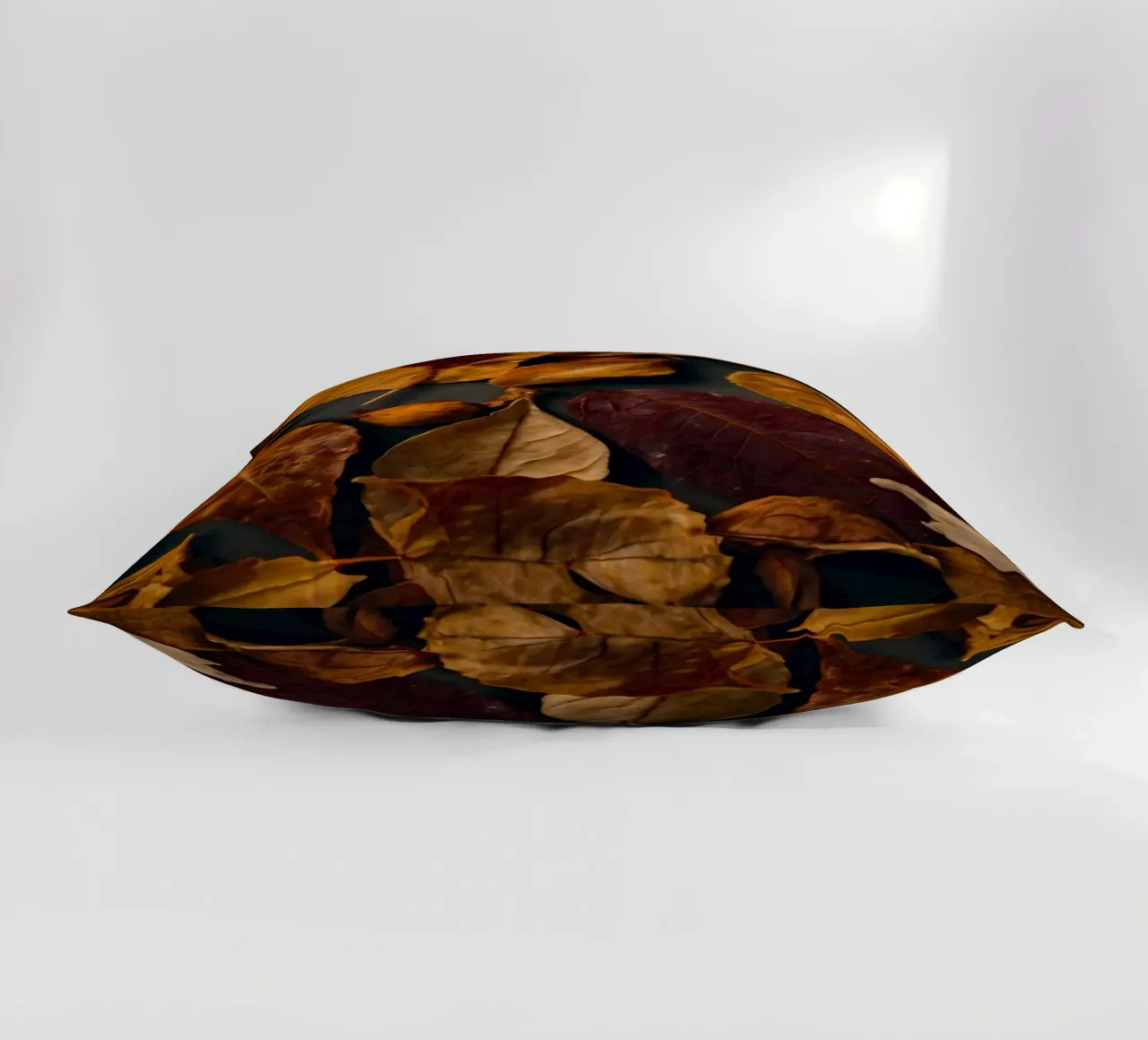 cozy autumn leaves spread create a vibrant seasonal display decorative cushion by DesignDoodle