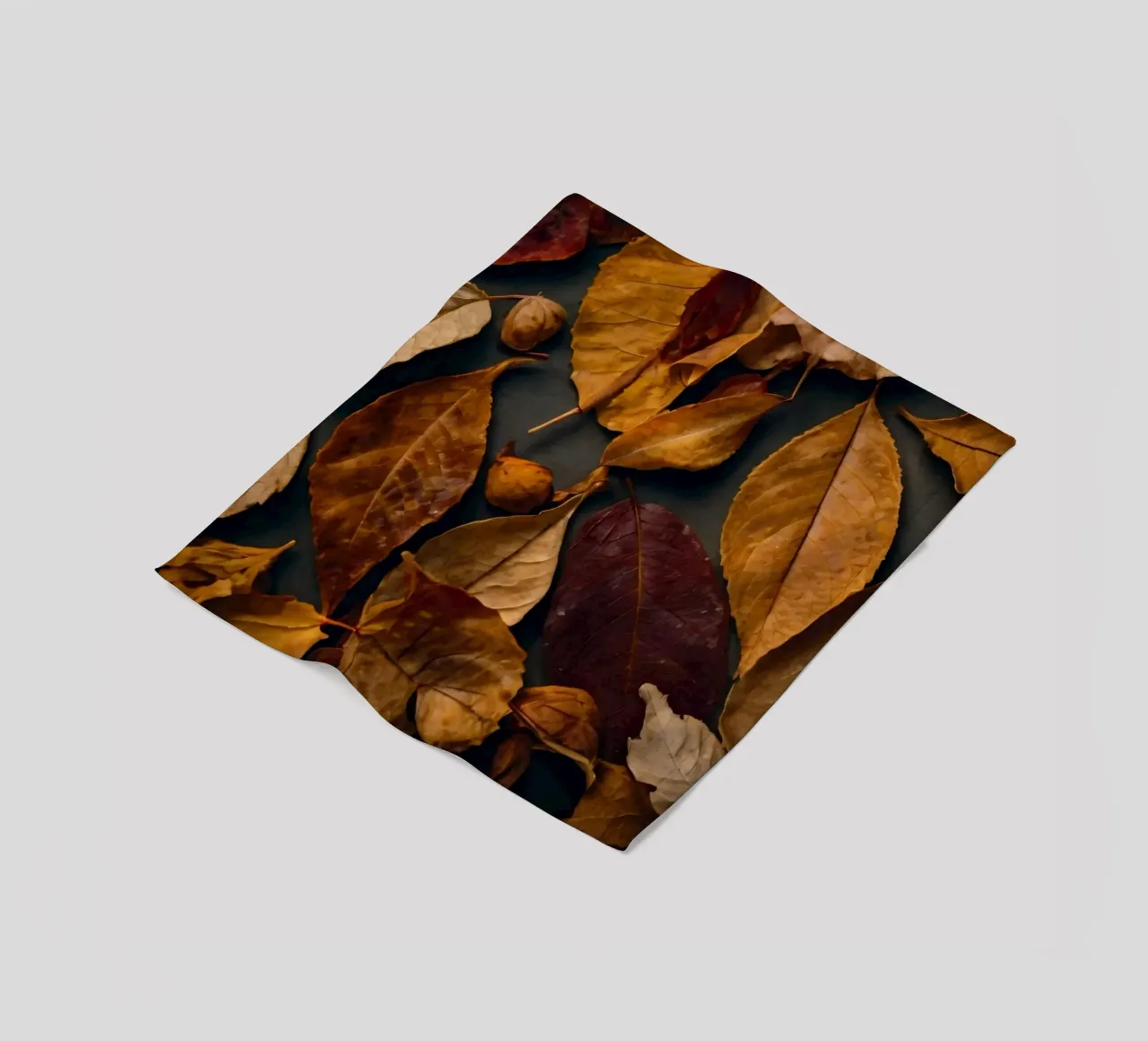 Verspreid gezellige herfstbladeren voor een levendig seizoensdisplay fleecedeken van DesignDoodle