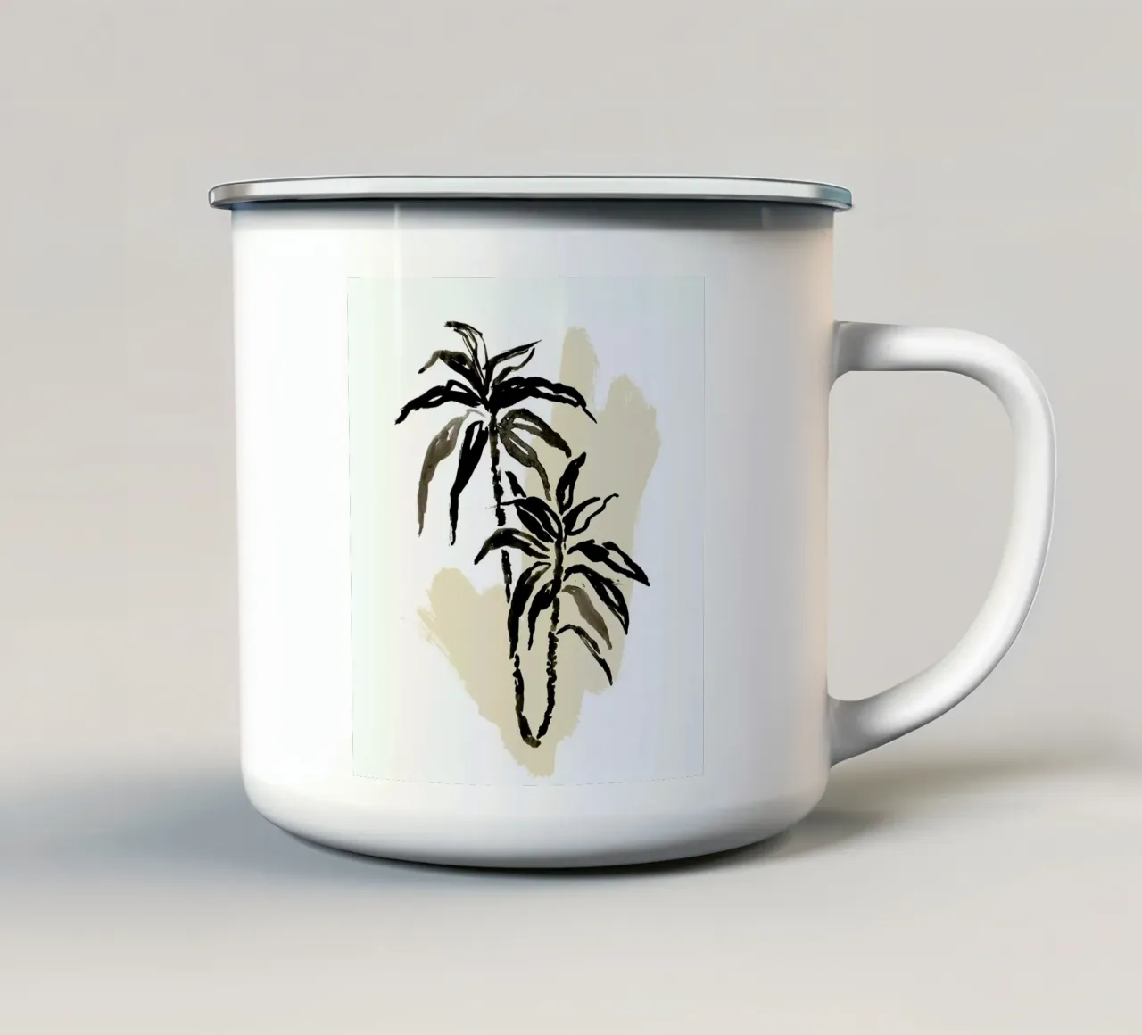Plants & Colours 3 tazza in smalto da Farina Kuklinski