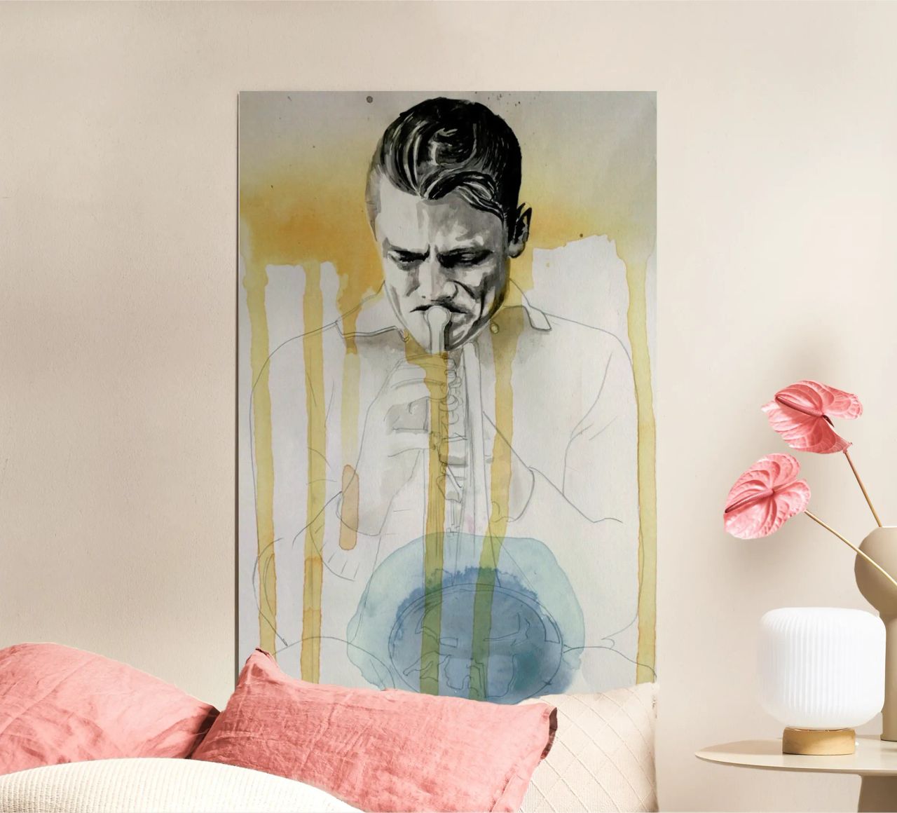 Chet Baker Poster von David Diehl