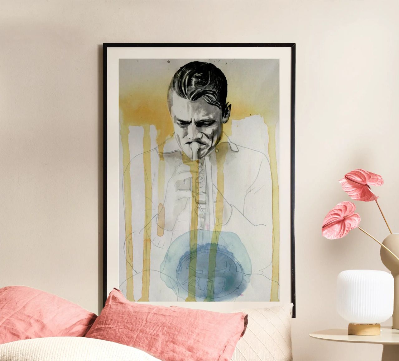 Chet Baker Poster von David Diehl