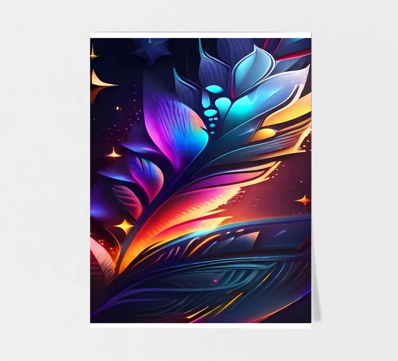 Feather Nebula Space sticker sheet by LM2KONE