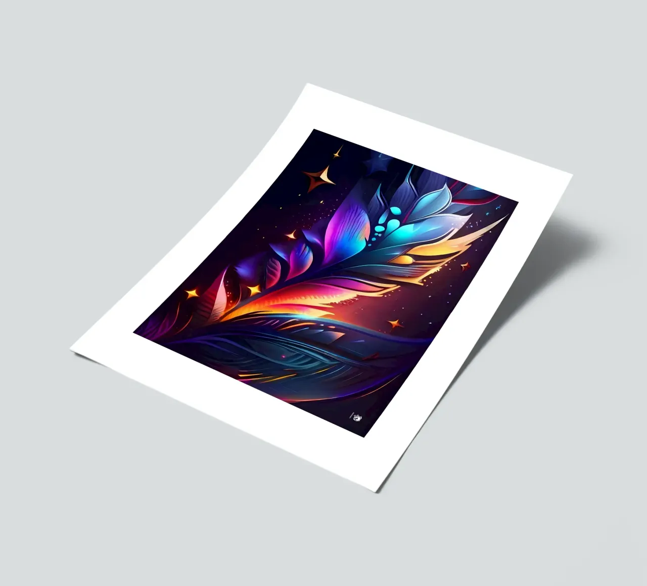 Feather Nebula Space sticker sheet by LM2KONE