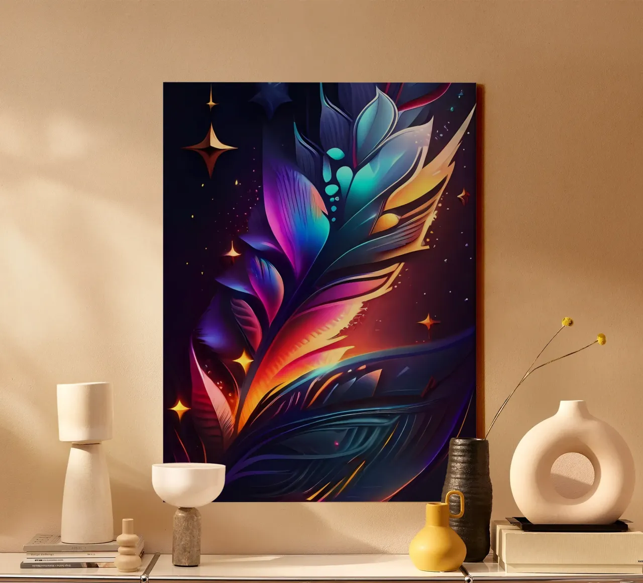 Feather Nebula Space canvas by LM2KONE