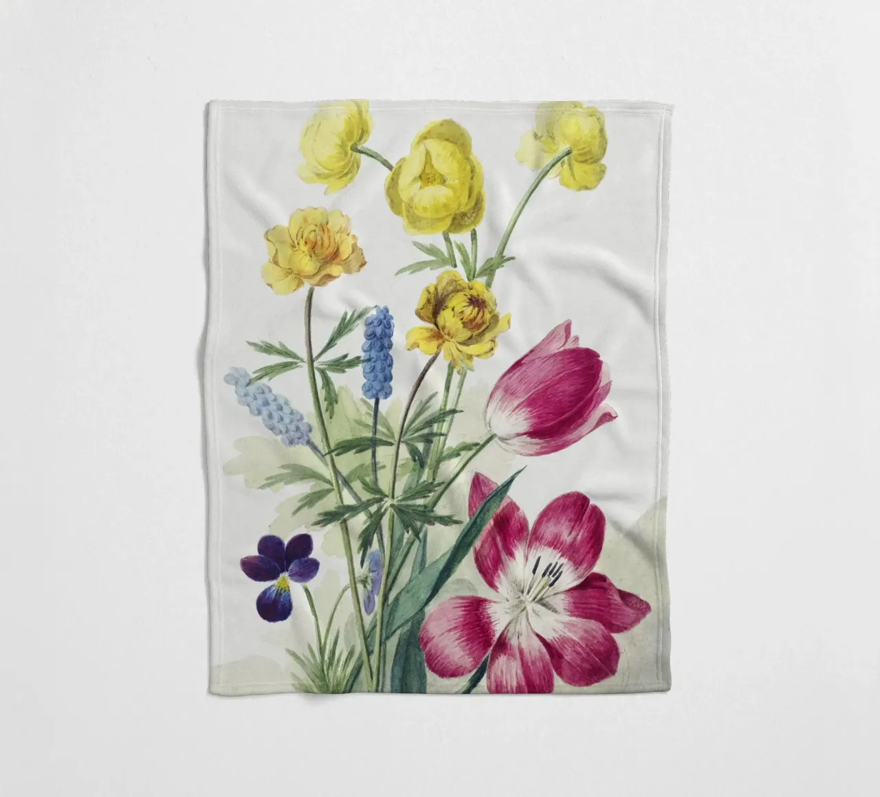 Fiori di primavera coperta in pile da Venus Art