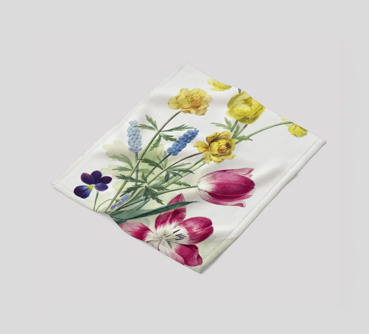 Fiori di primavera coperta in pile da Venus Art