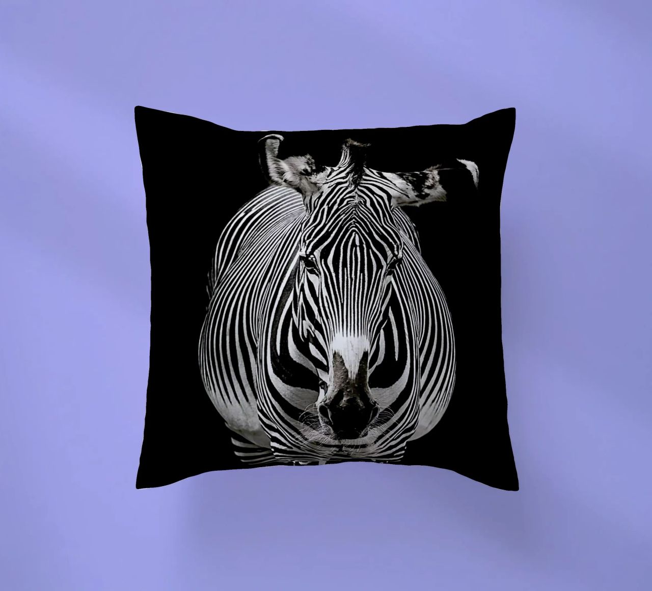 Hello Zebra by Lothare Dambreville cuscino da EyeEm Mobile GmbH