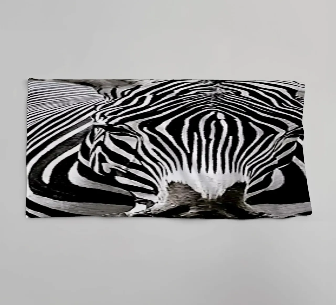 Hello Zebra by Lothare Dambreville asciugamano da bagno da EyeEm Mobile GmbH
