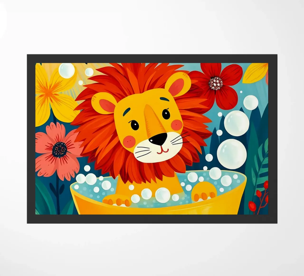 Leone a Bath zerbino da ARTOMATIC