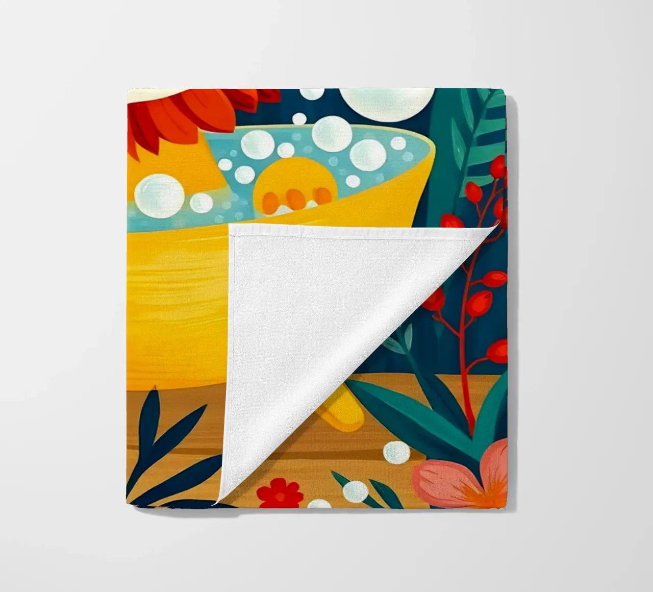 Leone a Bath telo mare da ARTOMATIC