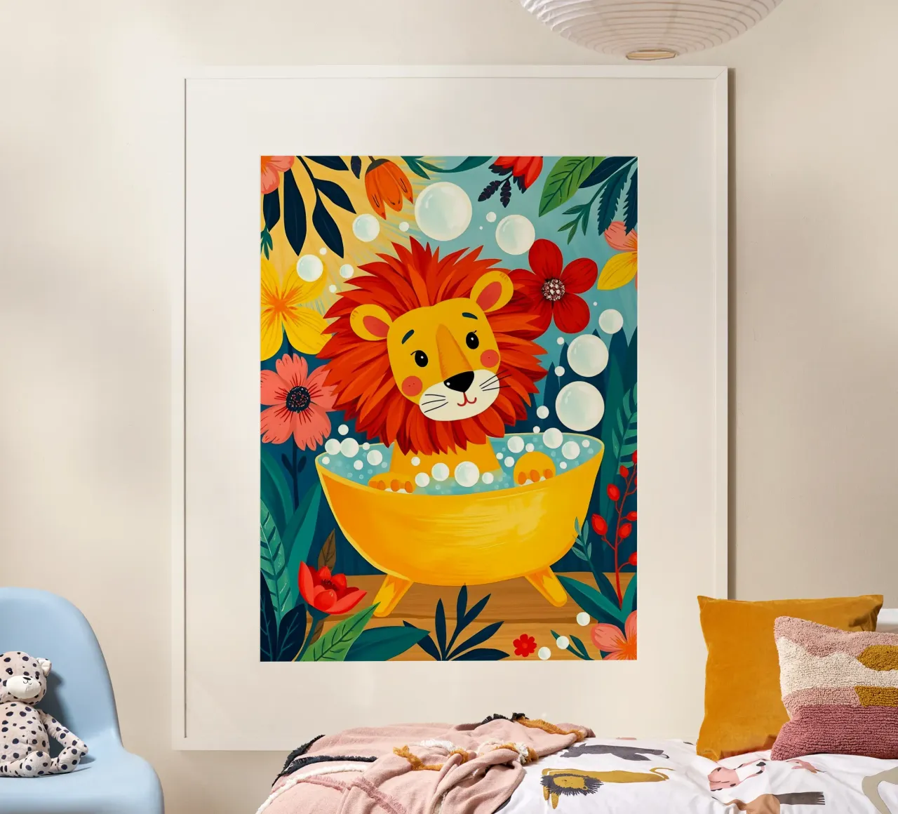 Leone a Bath poster da ARTOMATIC