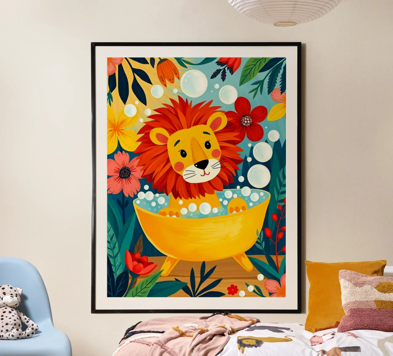 Leone a Bath poster da ARTOMATIC