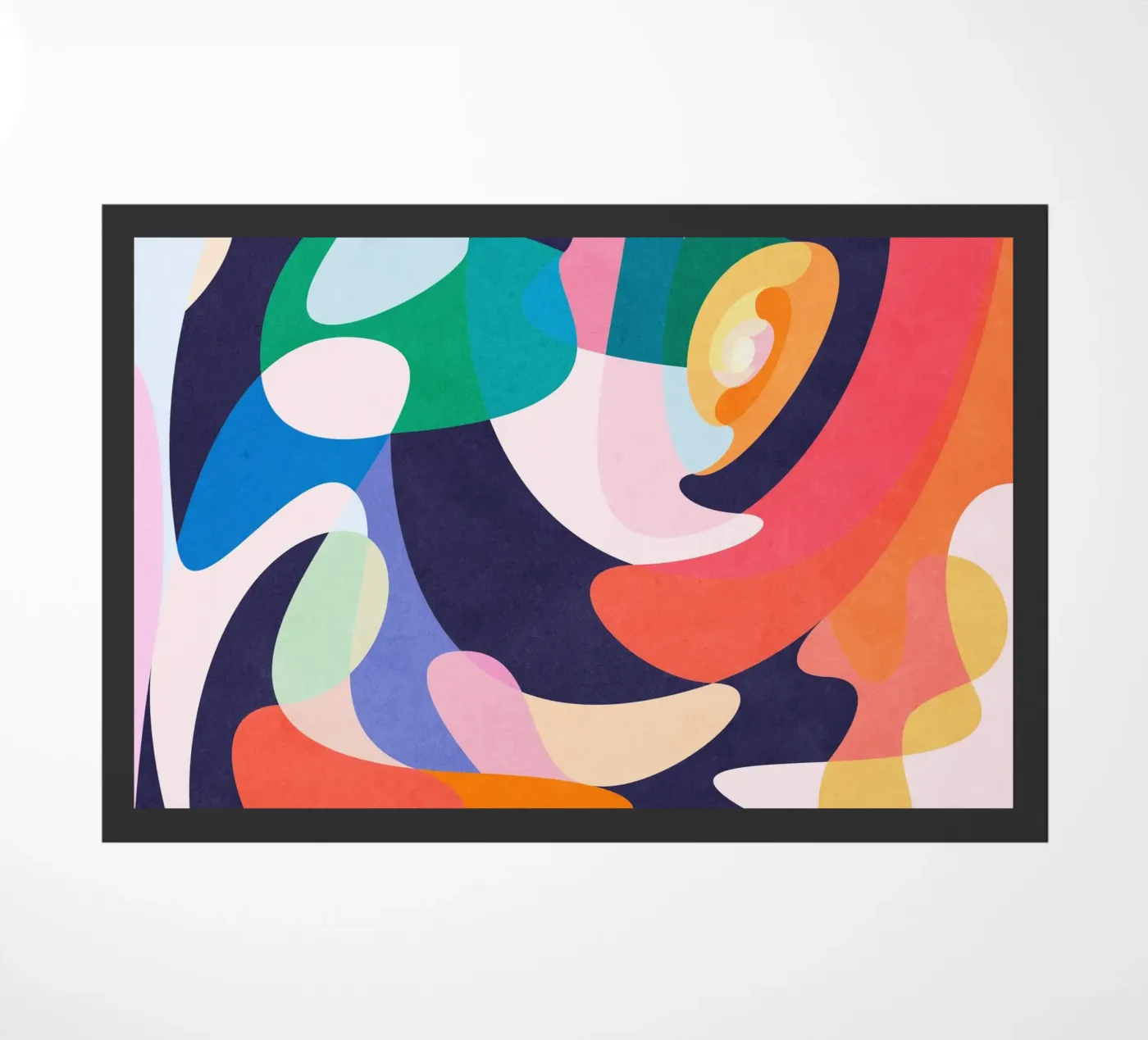 Slow dance doormat by Abstract Joy