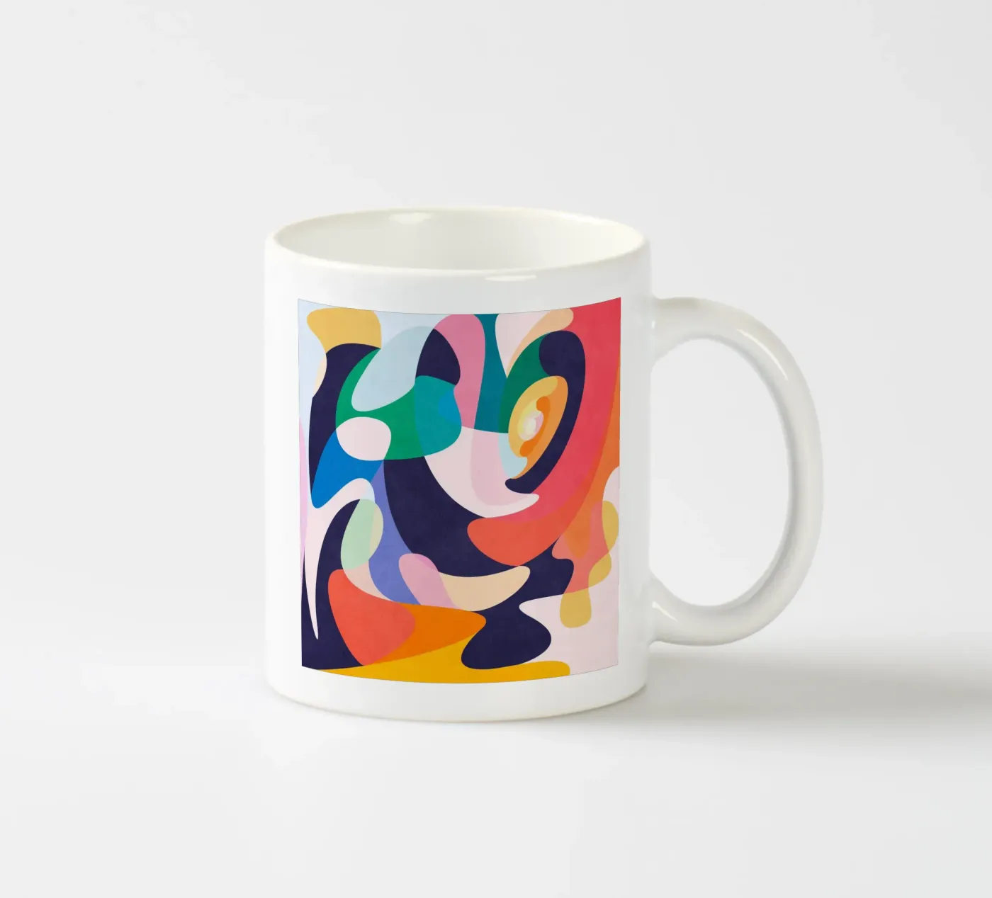 Slow dance ceramic mug by Lines Inside
