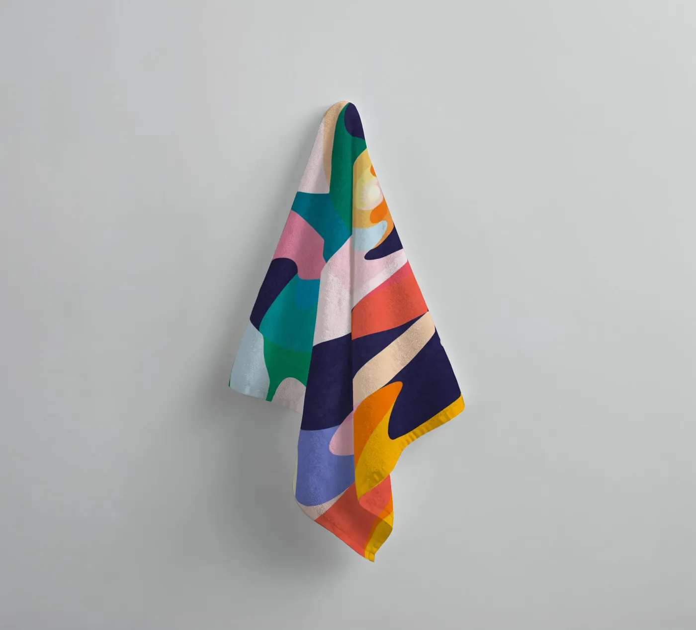 Slow dance badhanddoek van Abstract Joy