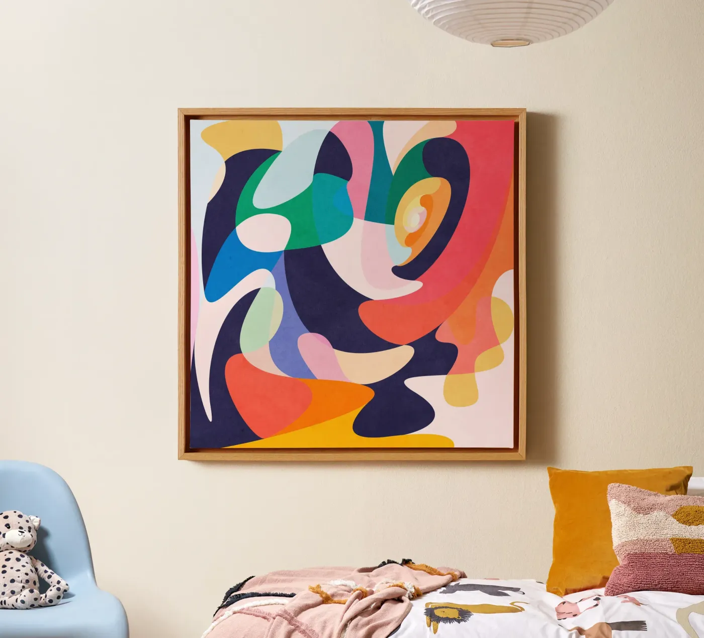 Slow dance canvas by Abstract Joy