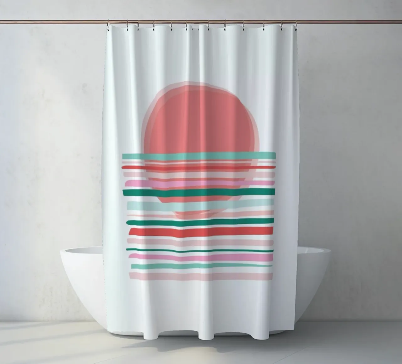 Sunset shower curtain by The Native State