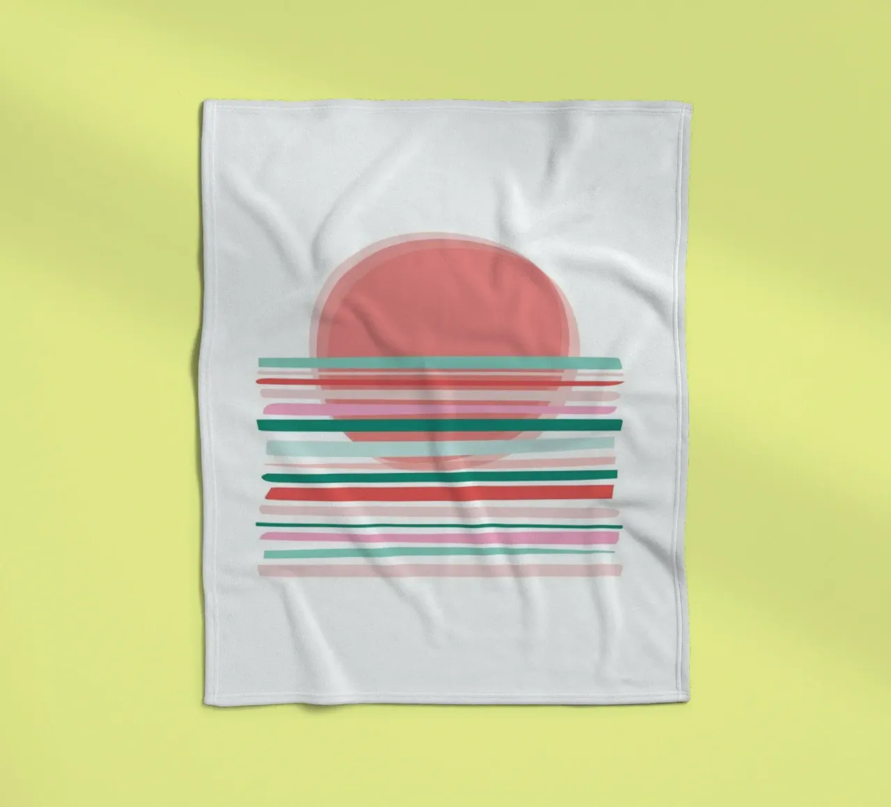 Sunset fleecedeken van The Native State