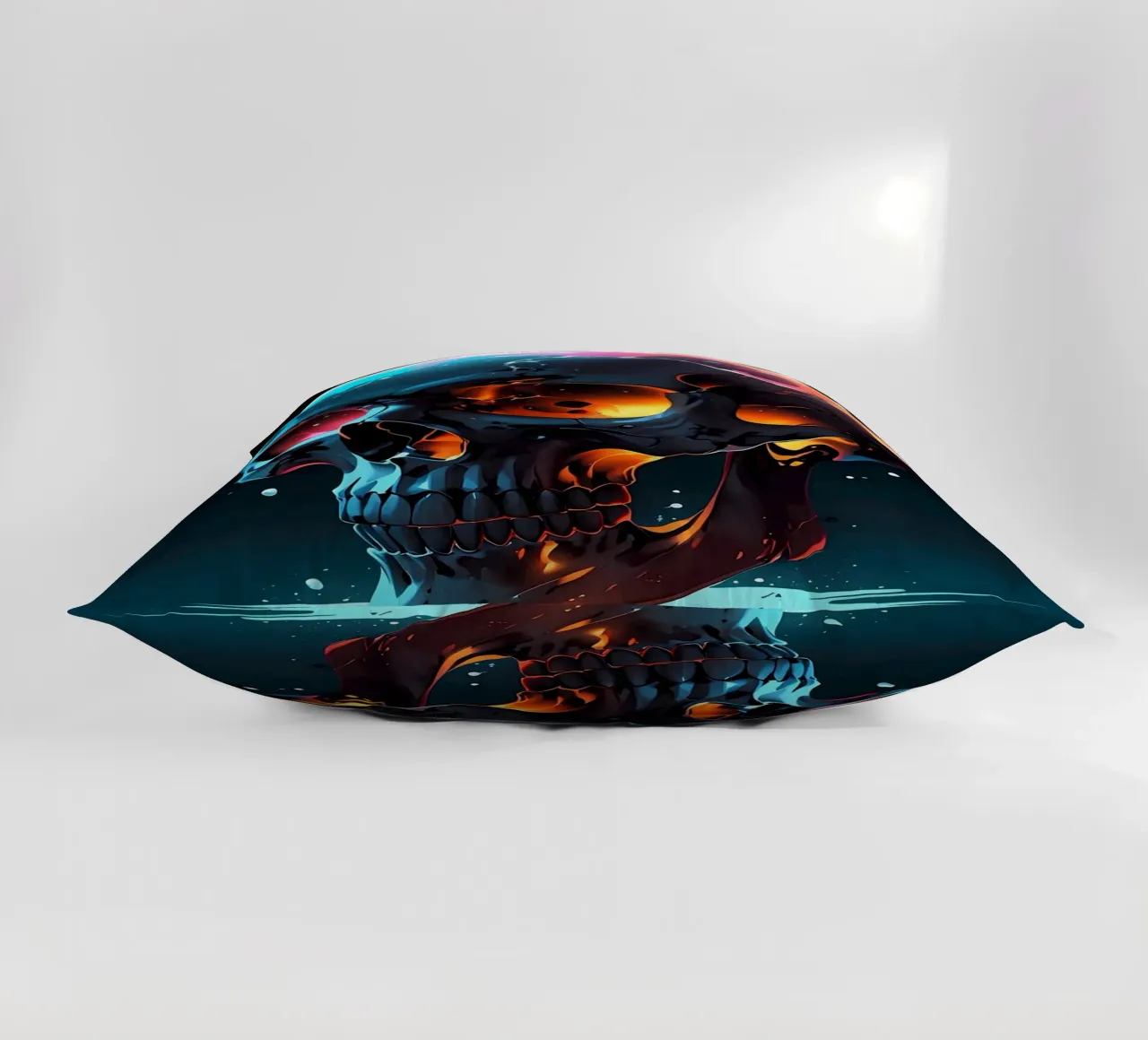 Cranio epico scuro cuscino da LM2KONE