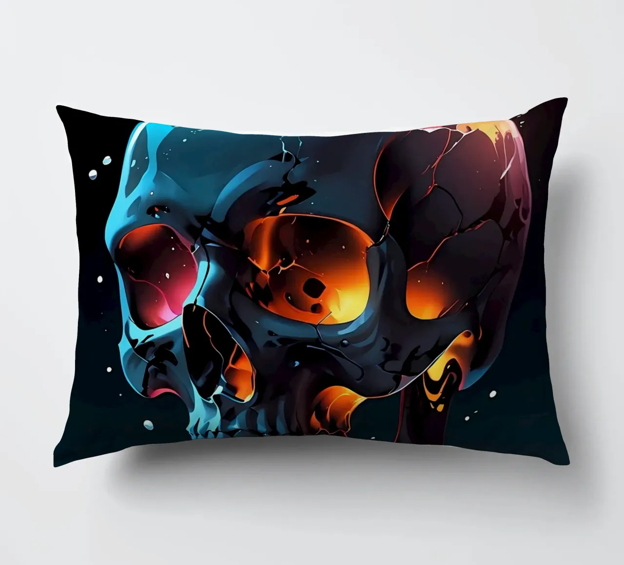 Cranio epico scuro cuscino da LM2KONE