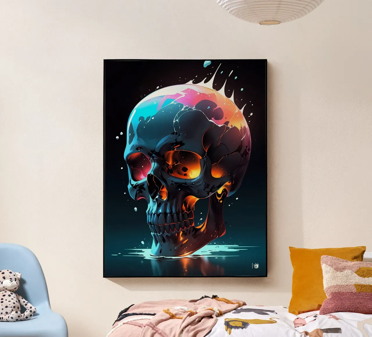 Cranio epico scuro plexiglass da LM2KONE