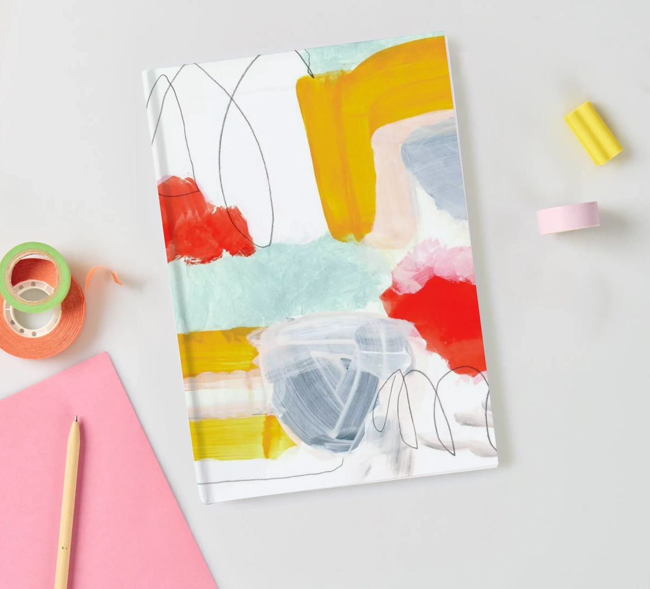 Abstract Painting XVI notebook by IRIS LEHNHARDT FINE ART