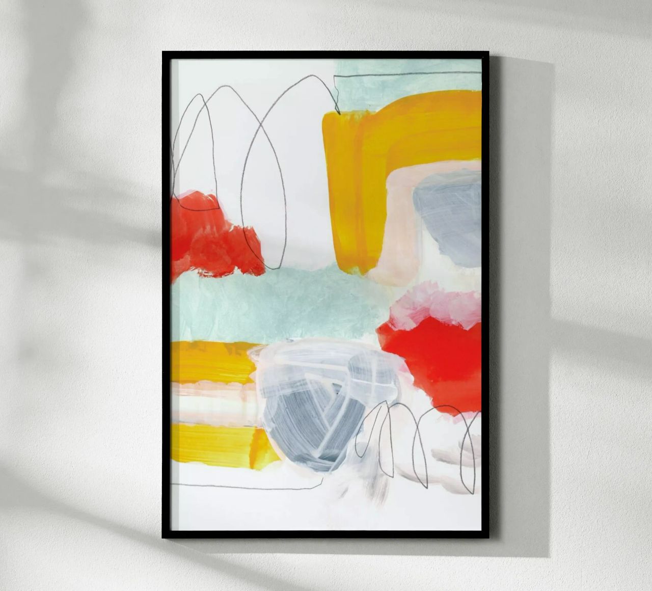 Abstract Painting XVI Poster von IRIS LEHNHARDT FINE ART