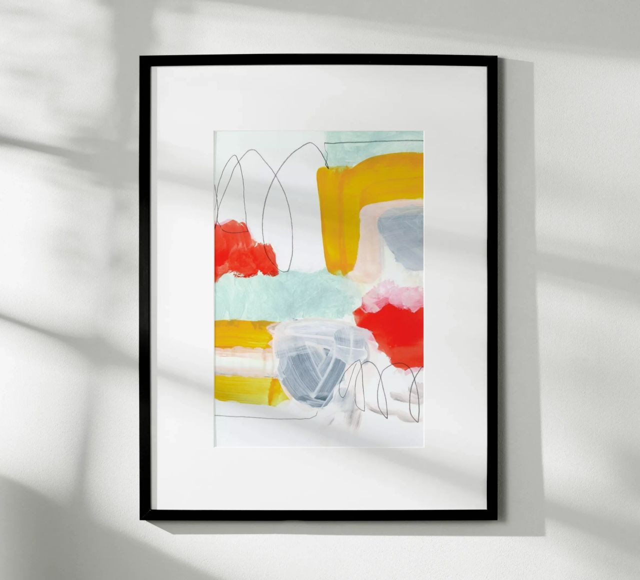 Abstract Painting XVI Poster von IRIS LEHNHARDT FINE ART