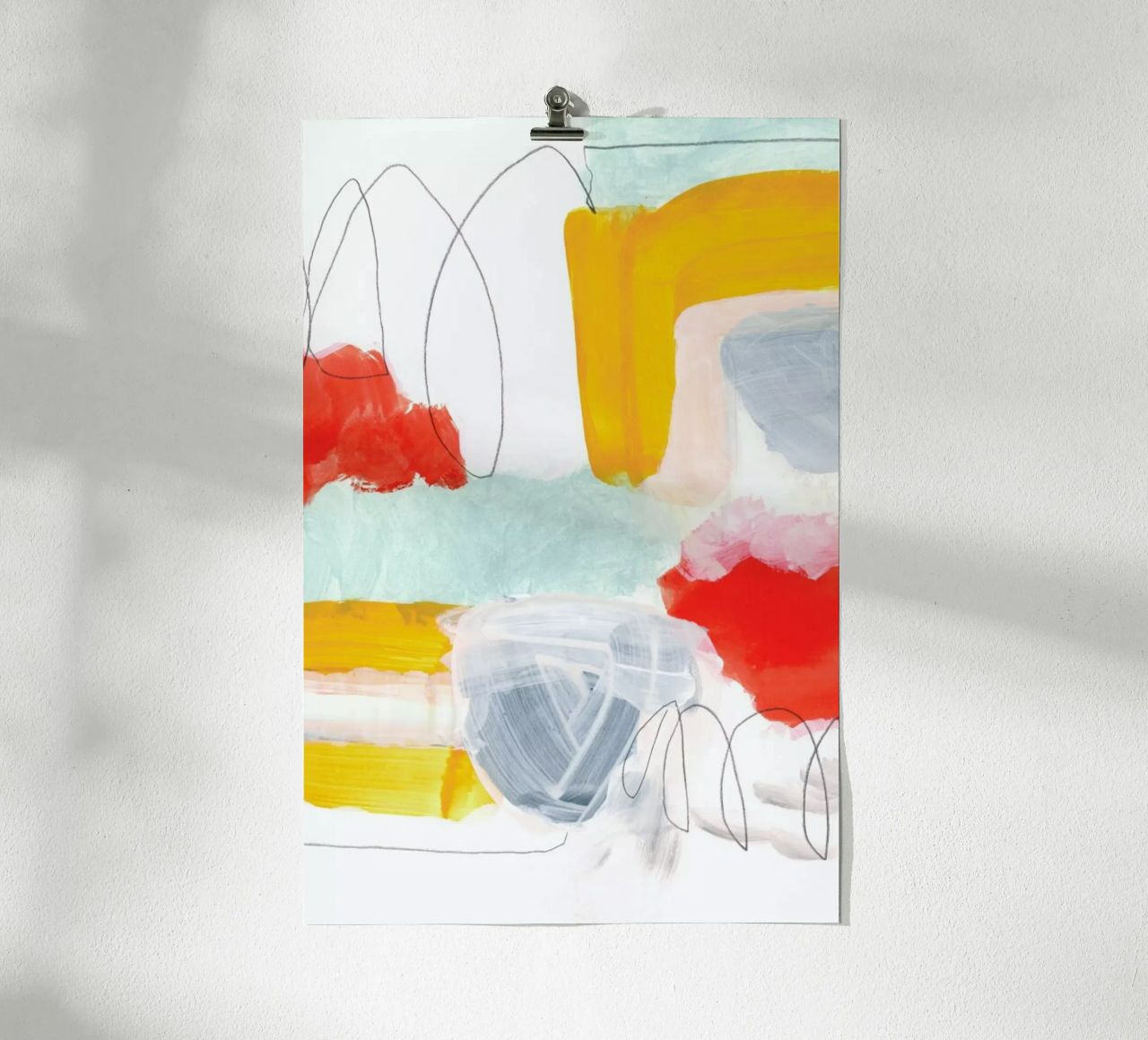 Abstract Painting XVI Poster von IRIS LEHNHARDT FINE ART