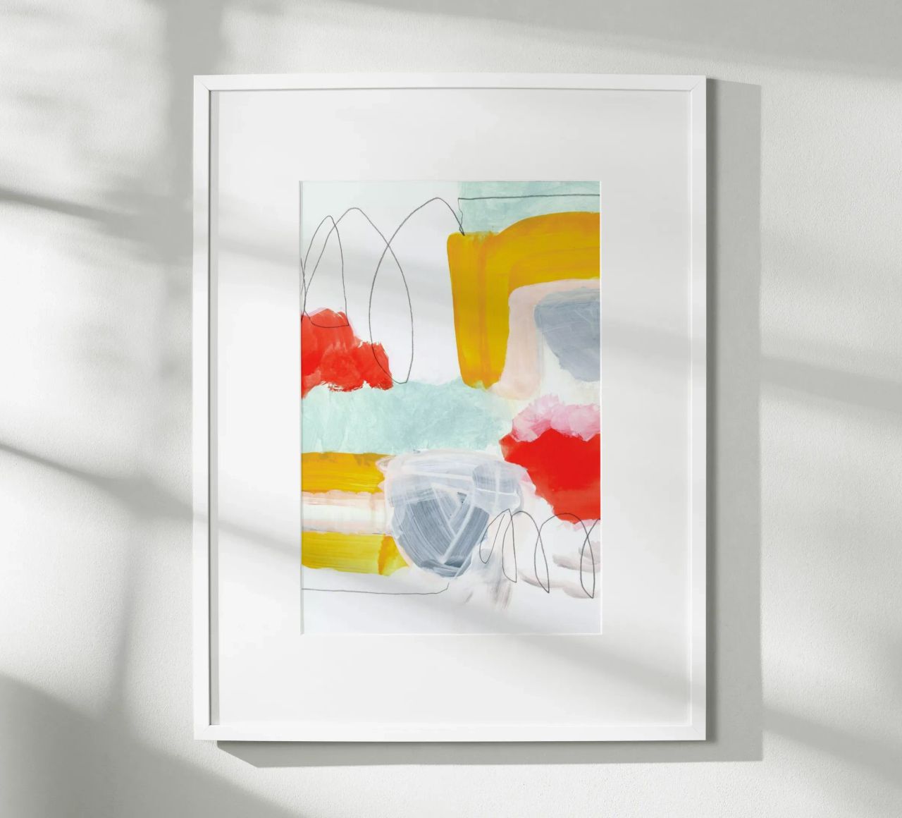 Abstract Painting XVI Poster von IRIS LEHNHARDT FINE ART
