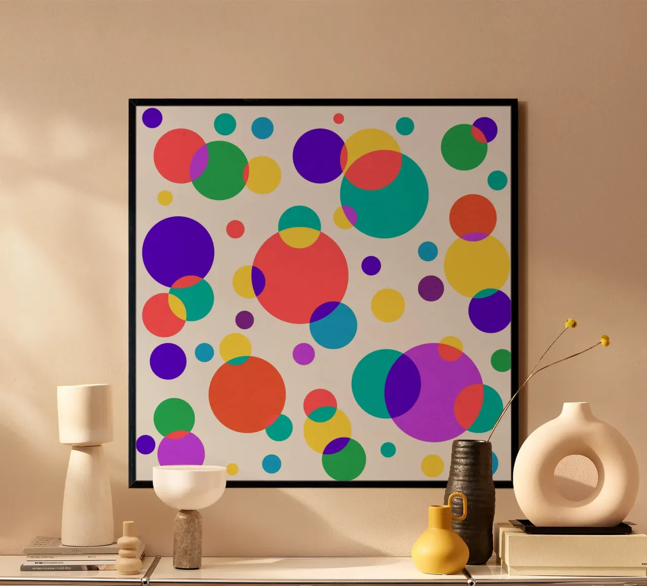 Colorful Circles carta hahnemühle da lovely lines