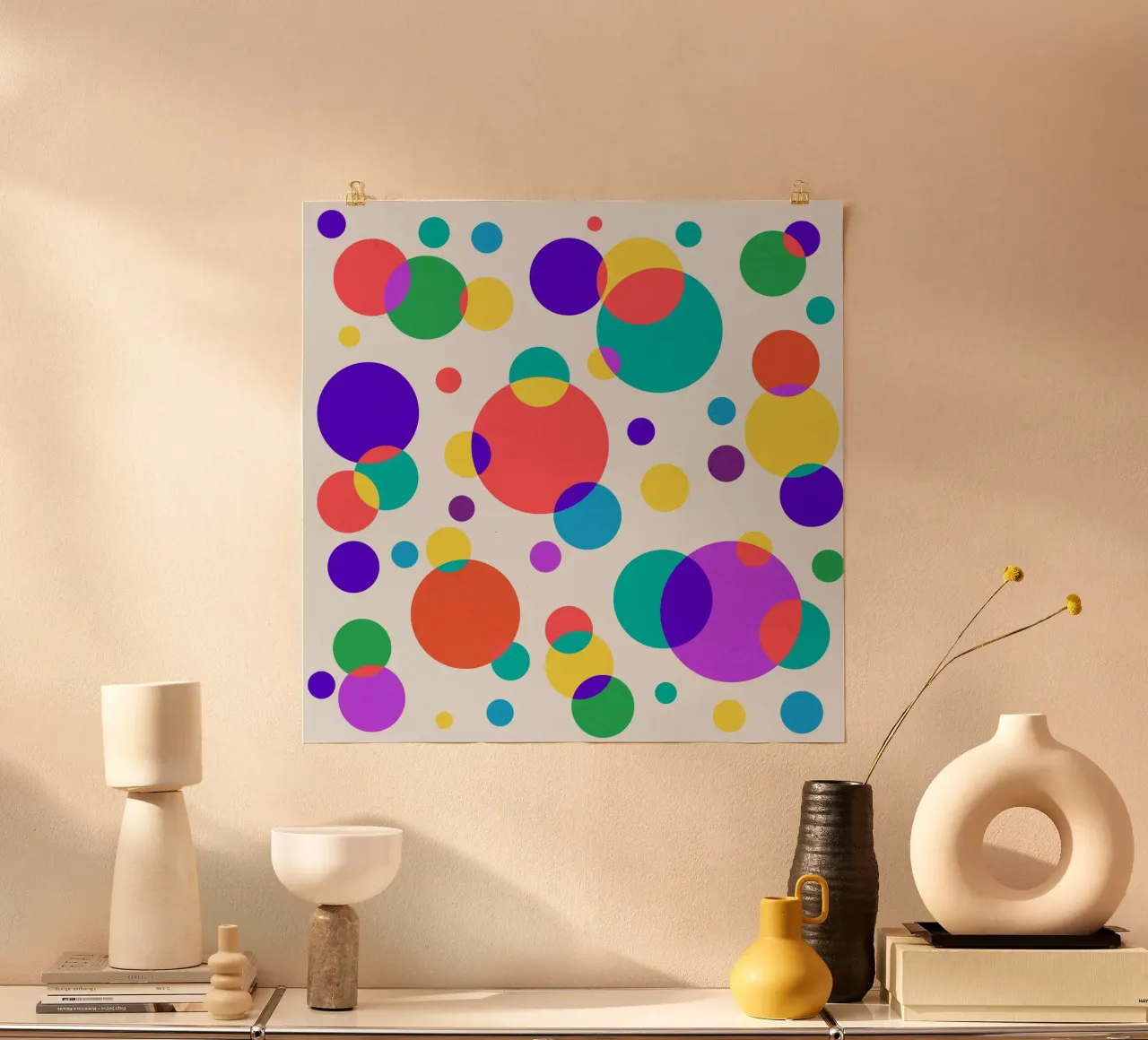Colorful Circles carta hahnemühle da lovely lines