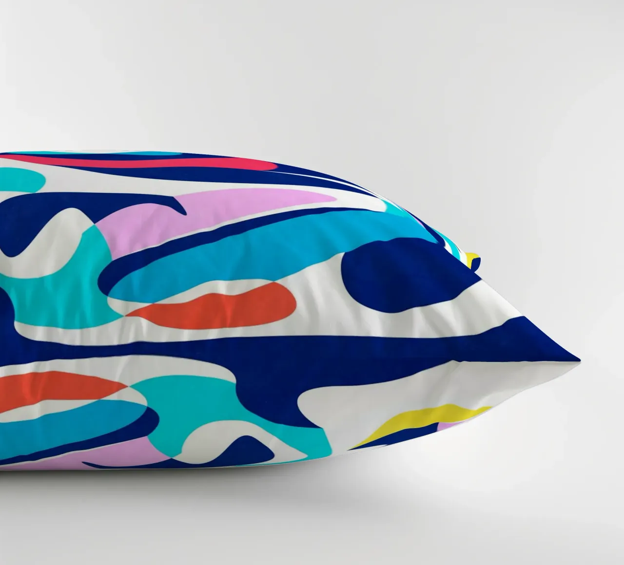 Abstract Shapes Blue cuscino da lovely lines