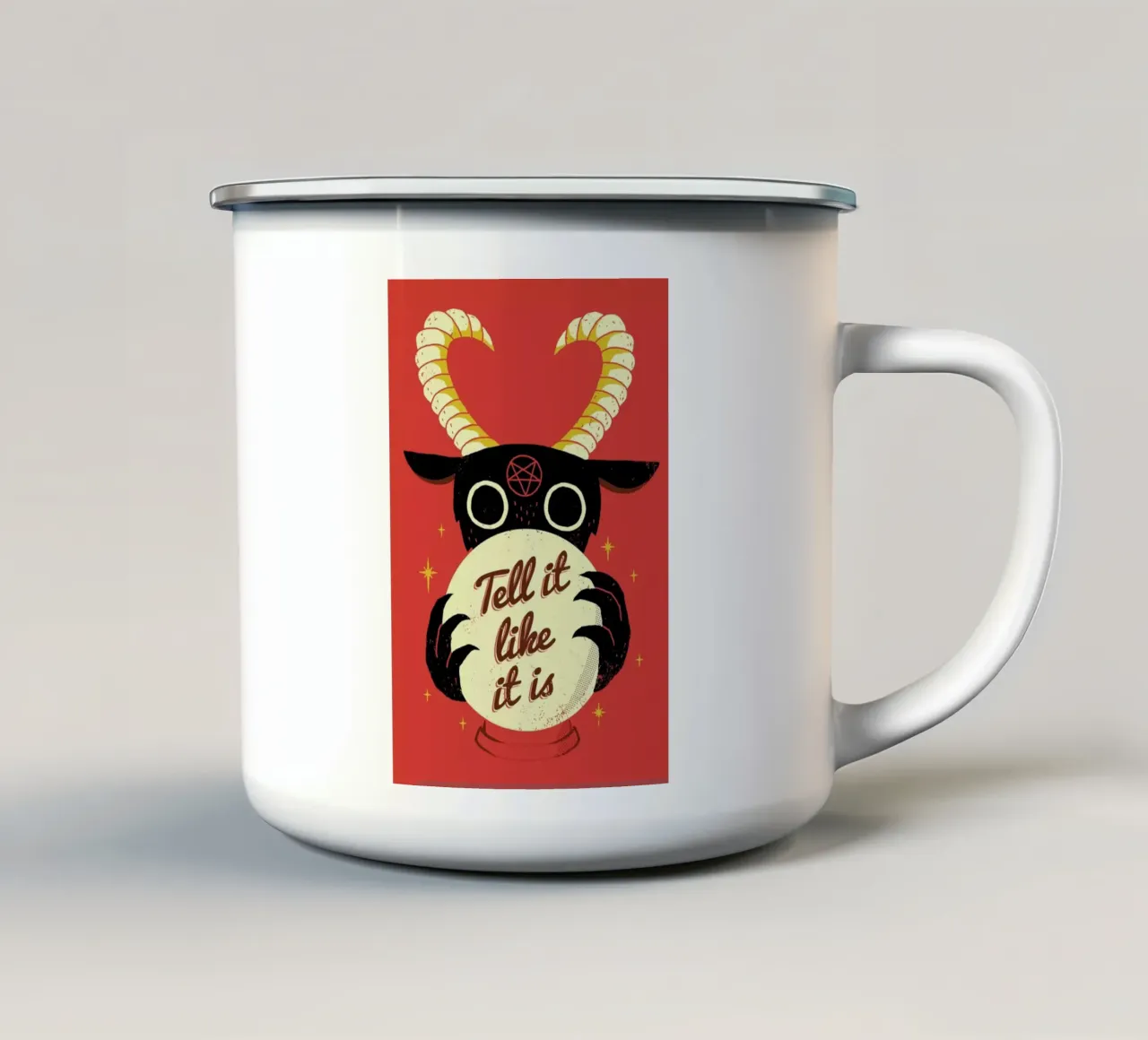 Tell It Like It Is tazza in smalto da DinoMike