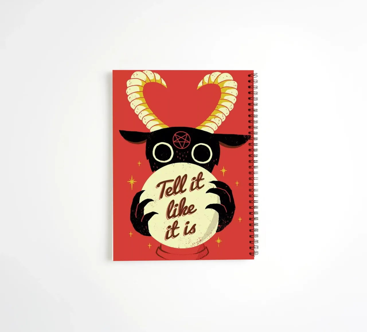 Tell It Like It Is spiral notebook by DinoMike