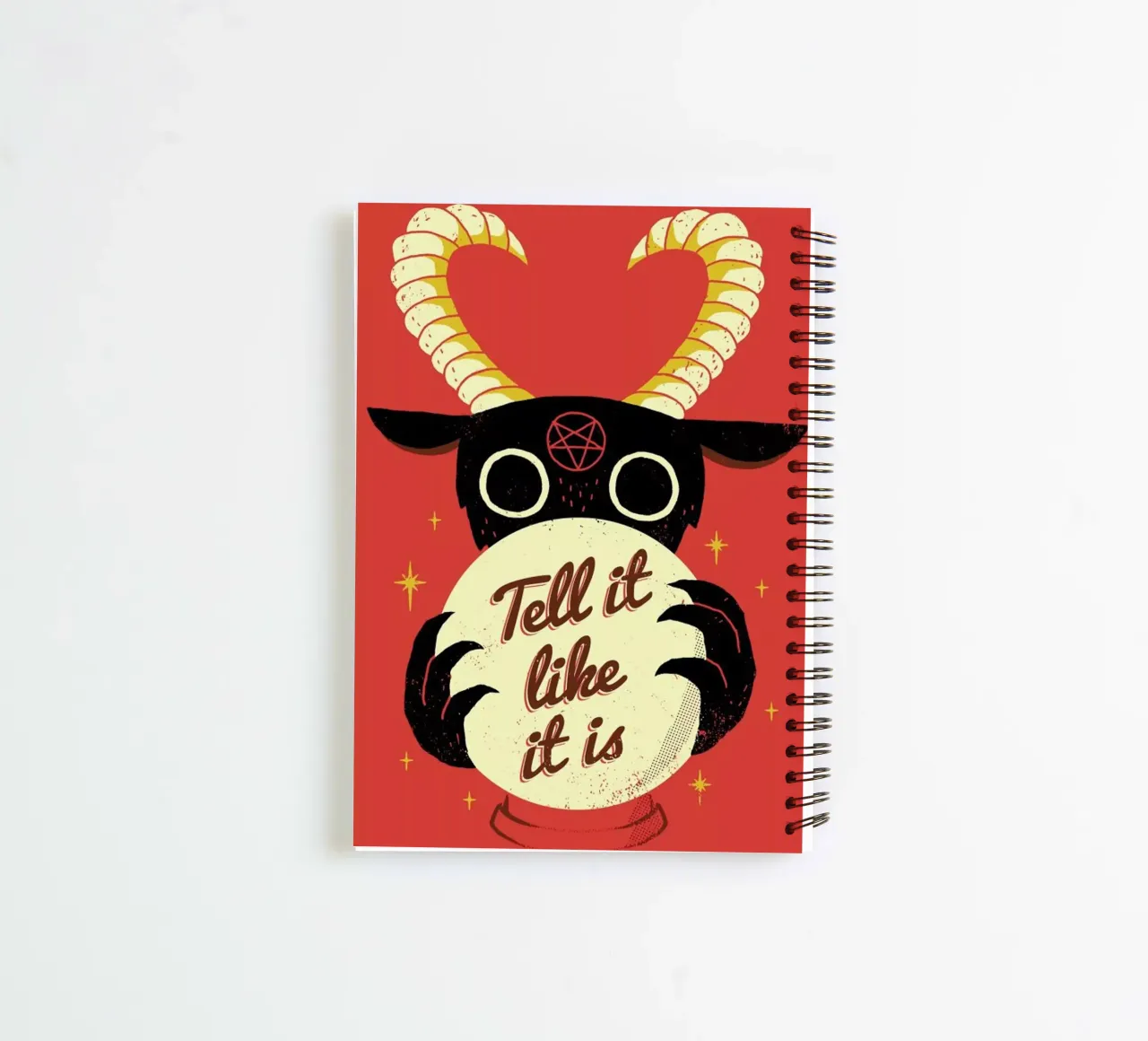 Tell It Like It Is spiral notebook by DinoMike